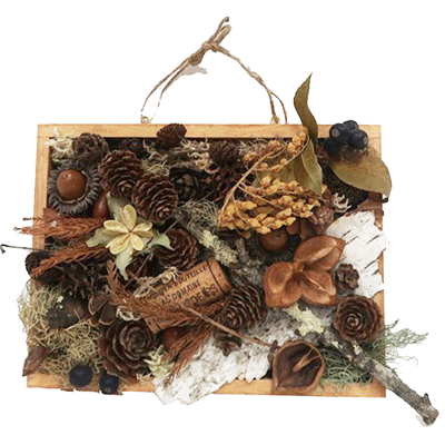 いろいろ手作り「すばる工房」　第54回「木の実の額」画像