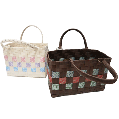 いろいろ手作り「すばる工房」　第55回「クラフトバンド 畳のヘリとコラボのカゴバッグ（2日間コース）」画像